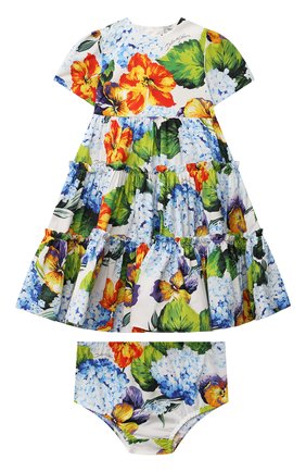 Женский комплект из платья и шорт DOLCE & GABBANA разноцветного цвета, арт. L23DC5/HS5MF | Фото 1