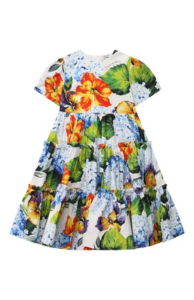 Женский комплект из платья и шорт DOLCE & GABBANA разноцветного цвета по цене 53950 руб., арт. L23DC5/HS5MF | Фото 2 Женский комплект из платья и шорт DOLCE & GABBANA разноцветного цвета, арт. L23DC5/HS5MF | Фото 2
