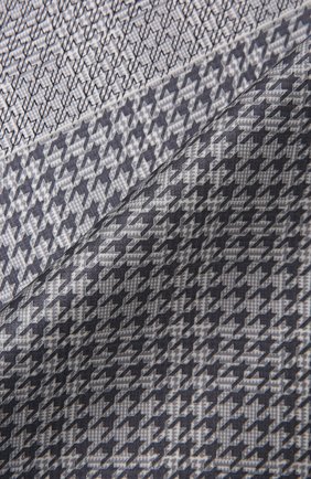 Мужской шелковый платок BRIONI серого цвета, арт. 071000/P1404 | Фото 2 (Материал: Шелк, Текстиль)