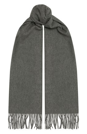 Женский кашемировый шарф highland BALMUIR серого цвета, арт. 122005108 | Фото 1 (Материал: Кашемир, Шерсть, Текстиль)