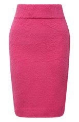 Женская хлопковая юбка HELMUT LANG розового цвета, арт. L09HW708 | Фото 1 (Длина Ж (юбки, платья, шорты): Мини; Женское Кросс-КТ: Юбка-карандаш, Юбка-одежда; Региональные ограничения белый список (Axapta Mercury): RU; Кросс-КТ: Трикотаж; Материал внешний: Хлопок; Стили: Романтичный)