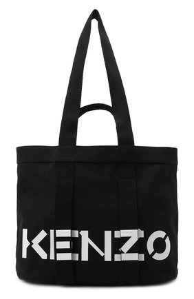 Женский сумка-шопер kenzokaba large KENZO черного цвета, арт. FC52SA911F01 | Фото 1 (Размер: large; Материал: Текстиль; Сумки-технические: Сумки-шопперы; Региональные ограничения белый список (Axapta Mercury): RU)