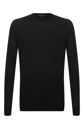 Мужской шерстяной джемпер ERMENEGILDO ZEGNA темно-синего цвета по цене 73650 руб., арт. UZM00/110 | Фото 1 Мужской шерстяной джемпер ERMENEGILDO ZEGNA темно-синего цвета, арт. UZM00/110 | Фото 1 (Материал внешний: Шерсть; Длина (для топов): Стандартные; Рукава: Длинные; Мужское Кросс-КТ: Джемперы; Вырез: Круглый; Принт: Без принта; Стили: Кэжуэл; Региональные ограничения белый список (Axapta Mercury): RU)