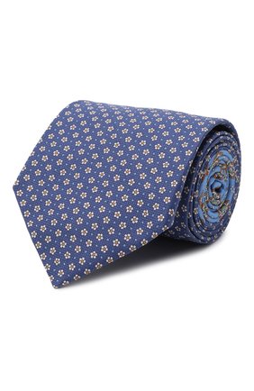 Мужской хлопковый галстук ETON синего цвета, арт. A000 33291 | Фото 1 (Материал: Текстиль, Хлопок; Принт: С принтом; Региональные ограничения белый список (Axapta Mercury): RU)