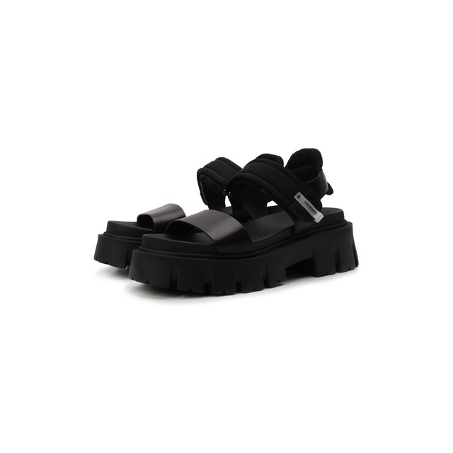 Комбинированные сандалии Premiata M6290/GAUCH0/MESH/EGITT0, цвет чёрный, размер 35