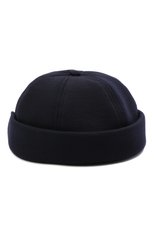 Мужская шерстяная шапка Z ZEGNA темно-синего цвета, арт. Z3I77H/B3W | Фото 1 (Материал: Текстиль, Шерсть)