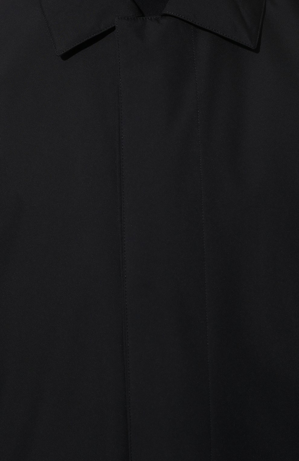 Мужской плащ Z ZEGNA темно-синего цвета, арт. VZ019/ZZ200 | Фото 5 (Мужское Кросс-КТ: Плащ-верхняя одежда; Рукава: Длинные; Длина (верхняя одежда): До середины бедра; Материал внешний: Синтетический материал; Материал подклада: Синтетический материал; Стили: Кэжуэл)
