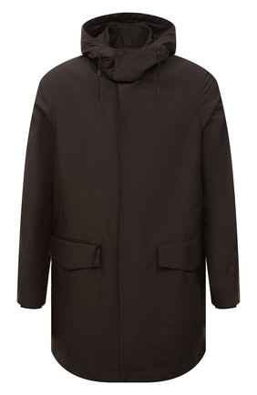 Мужская парка ERMENEGILDO ZEGNA темно-коричневого цвета по цене 281500 руб., арт. UWT35/Z310B | Фото 1 Мужская парка ERMENEGILDO ZEGNA темно-коричневого цвета, арт. UWT35/Z310B | Фото 1 (Материал подклада: Синтетический материал; Длина (верхняя одежда): До середины бедра; Кросс-КТ: Куртка; Рукава: Длинные; Стили: Кэжуэл; Материал внешний: Синтетический материал)