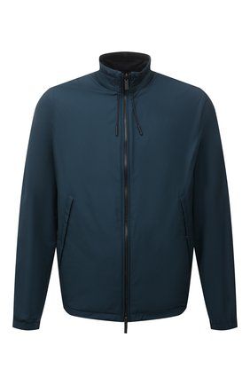 Мужская куртка ERMENEGILDO ZEGNA темно-синего цвета по цене 206000 руб., арт. UVT33/Z139B | Фото 1 Мужская куртка ERMENEGILDO ZEGNA темно-синего цвета, арт. UVT33/Z139B | Фото 1 (Стили: Кэжуэл; Материал утеплителя: Шерсть; Кросс-КТ: Ветровка, Куртка; Материал внешний: Синтетический материал; Длина (верхняя одежда): Короткие; Рукава: Длинные)