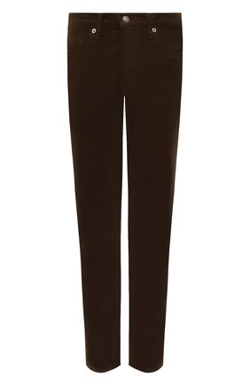Мужские хлопковые брюки TOM FORD темно-коричневого цвета по цене 88150 руб., арт. BZJ39/TFD002 | Фото 1 Мужские хлопковые брюки TOM FORD темно-коричневого цвета, арт. BZJ39/TFD002 | Фото 1 (Стили: Кэжуэл; Случай: Повседневный; Материал внешний: Хлопок; Длина (брюки, джинсы): Стандартные)