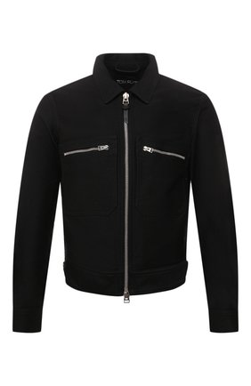 Мужская джинсовая куртка TOM FORD черного цвета по цене 172000 руб., арт. BZ028/TF0301 | Фото 1 Мужская джинсовая куртка TOM FORD черного цвета, арт. BZ028/TF0301 | Фото 1 (Материал внешний: Деним, Хлопок; Длина (верхняя одежда): Короткие; Кросс-КТ: Деним, Куртка; Стили: Кэжуэл; Рукава: Длинные)