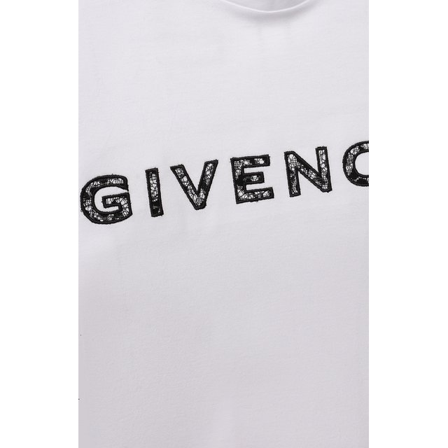 Хлопковая футболка Givenchy H15246 Фото 3