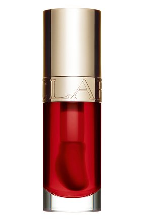 Масло-блеск для губ lip comfort oil, 08 strawberry (7ml) CLARINS бесцветного цвета, арт. 80084593 | Фото 1