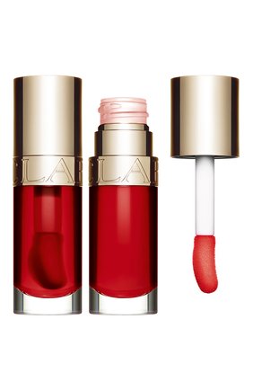 Масло-блеск для губ lip comfort oil, 08 strawberry (7ml) CLARINS бесцветного цвета, арт. 80084593 | Фото 2
