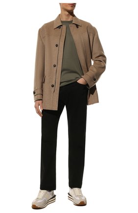 Мужская хлопковая футболка DOLCE & GABBANA хаки цвета по цене 54800 руб., арт. G8KBAZ/G7VKV | Фото 2 Мужская хлопковая футболка DOLCE & GABBANA хаки цвета, арт. G8KBAZ/G7VKV | Фото 2 (Рукава: Короткие; Материал внешний: Хлопок; Стили: Милитари; Длина (для топов): Стандартные; Принт: Без принта; Региональные ограничения белый список (Axapta Mercury): RU)