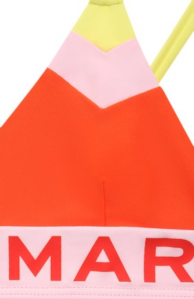 Детского раздельный купальник MARC JACOBS (THE) красного цвета, арт. W10181 | Фото 3 (Материал внешний: Синтетический материал)
