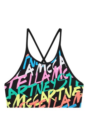 Детский топ STELLA MCCARTNEY разноцветного цвета по цене 6710 руб., арт. 8Q8AQ2 | Фото 1 Детский топ STELLA MCCARTNEY разноцветного цвета, арт. 8Q8AQ2 | Фото 1 (Материал внешний: Синтетический материал; Рукава: Короткие; Девочки Кросс-КТ: Топ-спорт; Ростовка одежда: 9 лет | 134 см, 12 лет | 152 см, 13 - 15 лет | 158 см, 16 лет | 164 см, 36 мес | 98 см, 4 года | 104 см, 5 лет | 110 см, 7 лет | 122 см)