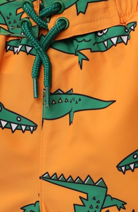 Детского плавки-шорты STELLA MCCARTNEY оранжевого цвета, арт. 8QCTD9 | Фото 3 (Кросс-КТ НВ: Плавки)