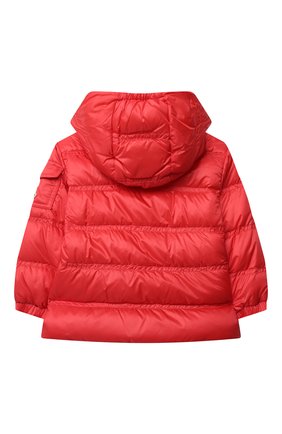 Детского пуховая куртка MONCLER красного цвета, арт. H1-951-1A000-22-53048 | Фото 2 (Кросс-КТ НВ: Куртки)
