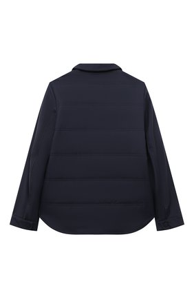 Мужского куртка LORO PIANA темно-синего цвета, арт. FAM0304 | Фото 2 (Кросс-КТ: Ветровка)