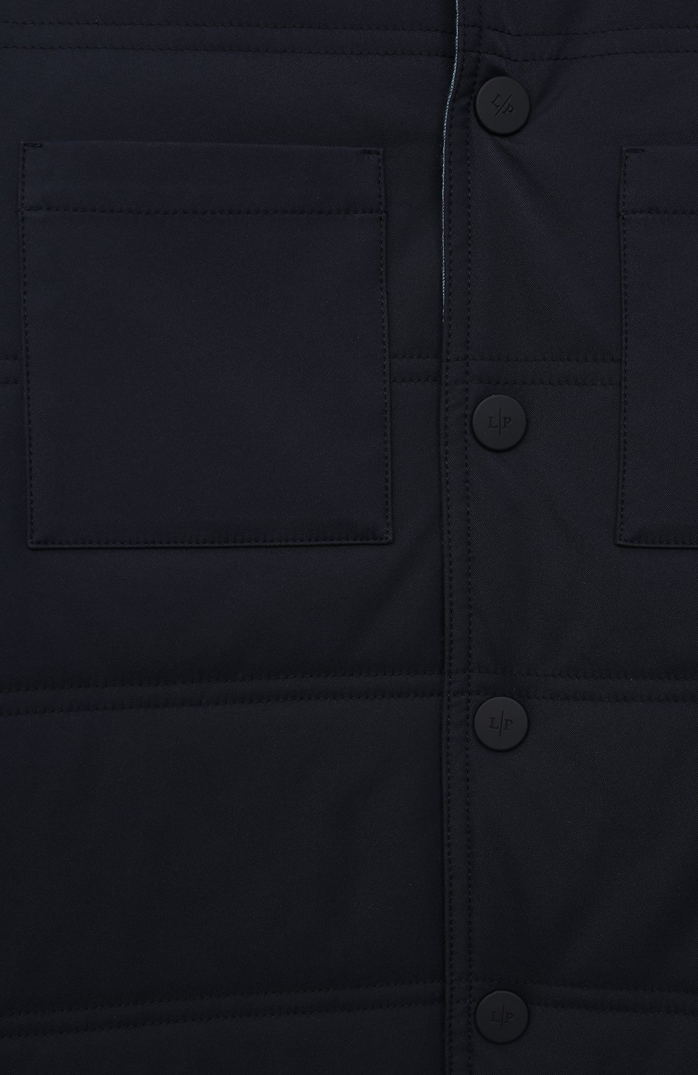 Мужского куртка LORO PIANA темно-синего цвета, арт. FAM0304 | Фото 3 (Кросс-КТ: Ветровка)