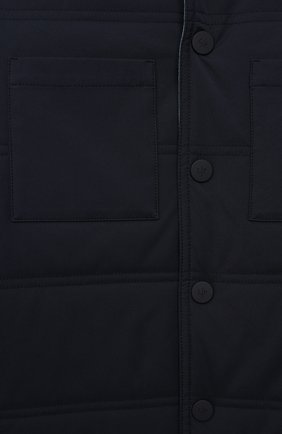 Мужского куртка LORO PIANA темно-синего цвета, арт. FAM0304 | Фото 3 (Кросс-КТ: Ветровка)