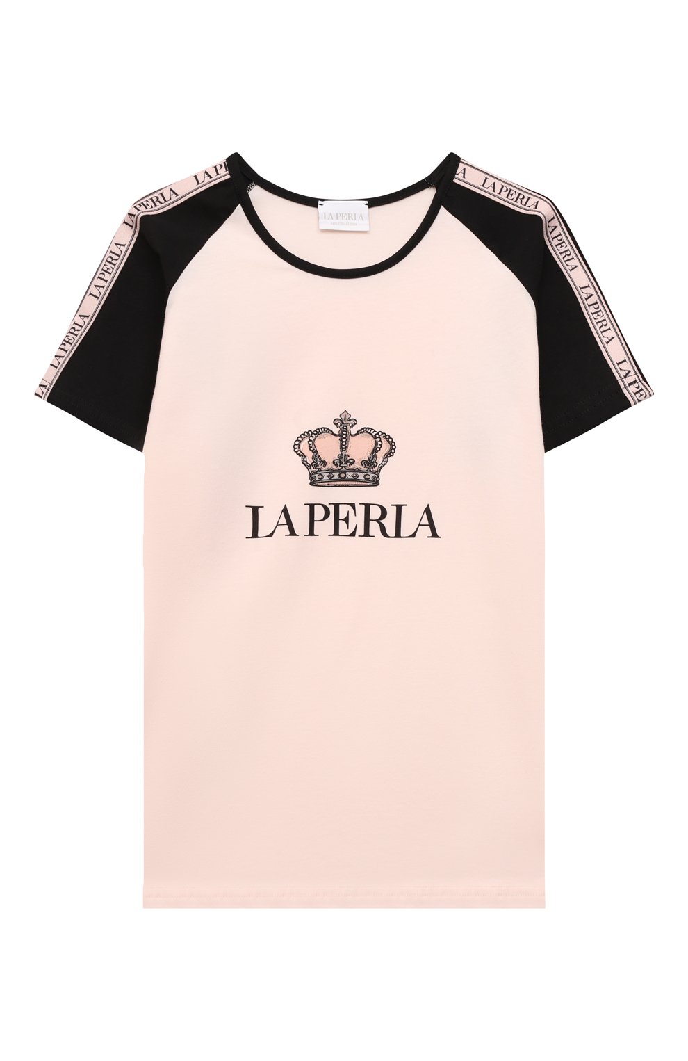 Хлопковая футболка La Perla 70495/8A-14A
