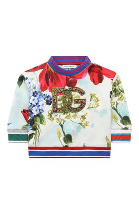 Детский хлопковый свитшот DOLCE & GABBANA разноцветного цвета по цене 39950 руб., арт. L2JW6A/HS7HB | Фото 1 Детский хлопковый свитшот DOLCE & GABBANA разноцветного цвета, арт. L2JW6A/HS7HB | Фото 1 (Кросс-КТ НВ: Свитшоты)