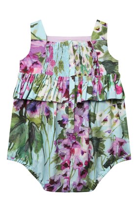 Детское хлопковое боди DOLCE & GABBANA голубого цвета по цене 34550 руб., арт. L21081/HS5MG | Фото 2 Детское хлопковое боди DOLCE & GABBANA голубого цвета, арт. L21081/HS5MG | Фото 2