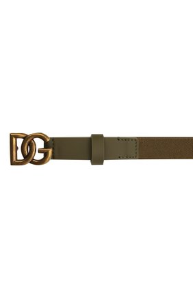 Детский ремень из текстиля и кожи DOLCE & GABBANA хаки цвета по цене 12600 руб., арт. EC0076/AQ616 | Фото 3 Детский ремень из текстиля и кожи DOLCE & GABBANA хаки цвета, арт. EC0076/AQ616 | Фото 3 (Материал: Текстиль, Натуральная кожа)
