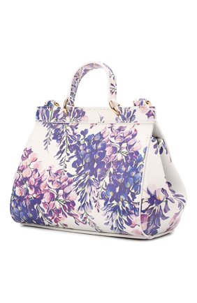 Детская кожаная сумка DOLCE & GABBANA сиреневого цвета по цене 75150 руб., арт. EB0003/AQ684 | Фото 4 Детская кожаная сумка DOLCE & GABBANA сиреневого цвета, арт. EB0003/AQ684 | Фото 4 (Материал: Натуральная кожа)