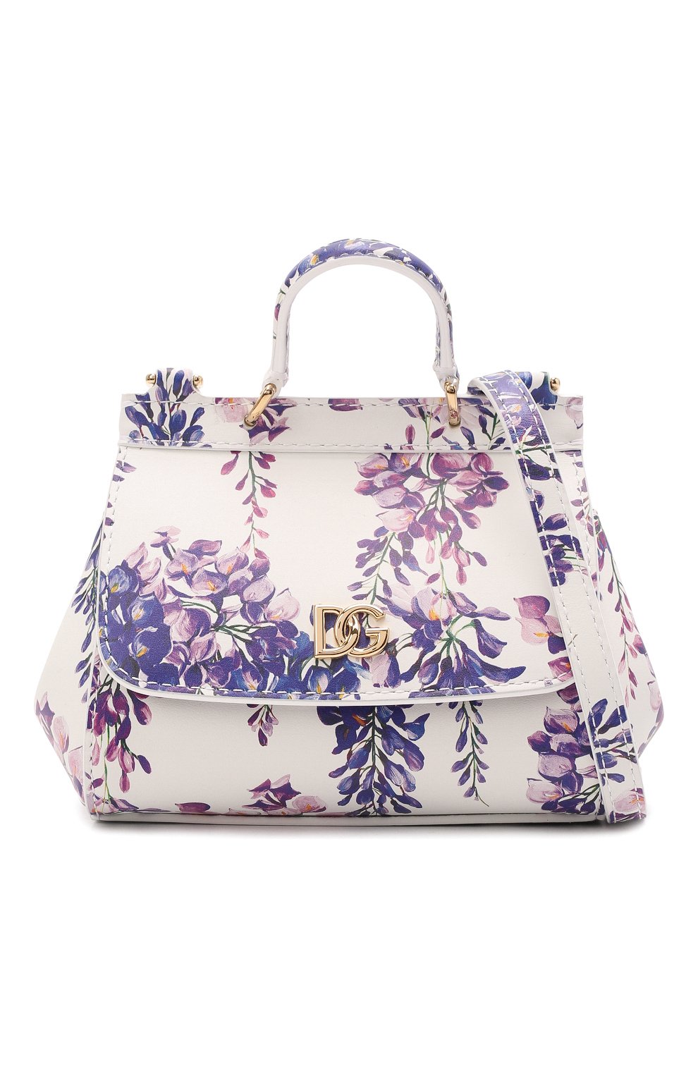 Детская кожаная сумка DOLCE & GABBANA сиреневого цвета по цене 75150 руб., арт. EB0003/AQ684 | Фото 7 Детская кожаная сумка DOLCE & GABBANA сиреневого цвета, арт. EB0003/AQ684 | Фото 7 (Материал: Натуральная кожа)
