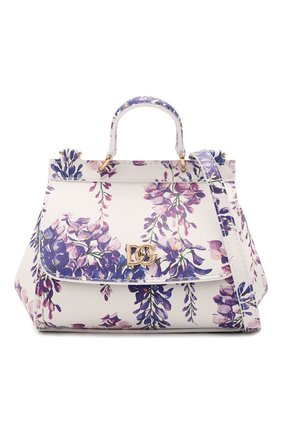 Детская кожаная сумка DOLCE & GABBANA сиреневого цвета по цене 75150 руб., арт. EB0003/AQ684 | Фото 7 Детская кожаная сумка DOLCE & GABBANA сиреневого цвета, арт. EB0003/AQ684 | Фото 7 (Материал: Натуральная кожа)