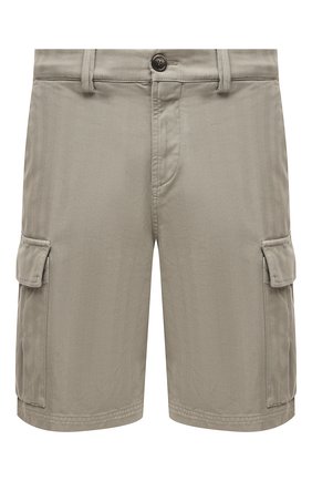 Мужские хлопковые шорты BRUNELLO CUCINELLI хаки цвета по цене 76950 руб., арт. M269DV0310 | Фото 1 Мужские хлопковые шорты BRUNELLO CUCINELLI хаки цвета, арт. M269DV0310 | Фото 1 (Мужское Кросс-КТ: Шорты-одежда; Длина Шорты М: До колена; Материал внешний: Хлопок; Принт: Без принта; Стили: Кэжуэл; Силуэт М (брюки): Карго; Случай: Повседневный)