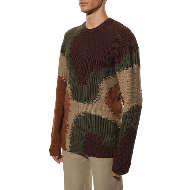 Хлопковый свитер Dolce & Gabbana GXI60T/JACMG Фото 3