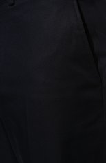 Мужские хлопковые брюки BRIONI темно-синего цвета, арт. RPN40L/PZ048/AR0SA | Фото 5 (Длина (брюки, джинсы): Стандартные; Случай: Повседневный; Материал внешний: Хлопок; Стили: Кэжуэл)