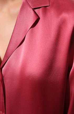 Женская шелковая пижама LA PERLA розового цвета, арт. 0020288 | Фото 7 (Материал внешний: Шелк; Региональные ограничения белый список (Axapta Mercury): RU)
