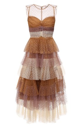 Женское платье REDVALENTINO бежевого цвета по цене 125000 руб., арт. XR0VA22A/6FM | Фото 1 Женское платье REDVALENTINO бежевого цвета, арт. XR0VA22A/6FM | Фото 1 (Стили: Бохо; Женское Кросс-КТ: Платье-одежда; Материал подклада: Синтетический материал; Материал внешний: Синтетический материал; Длина Ж (юбки, платья, шорты): Миди; Случай: Вечерний; Региональные ограничения белый список (Axapta Mercury): RU; Рукава: Без рукавов)