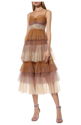 Женское платье REDVALENTINO бежевого цвета по цене 125000 руб., арт. XR0VA22A/6FM | Фото 2 Женское платье REDVALENTINO бежевого цвета, арт. XR0VA22A/6FM | Фото 2 (Стили: Бохо; Женское Кросс-КТ: Платье-одежда; Материал подклада: Синтетический материал; Материал внешний: Синтетический материал; Длина Ж (юбки, платья, шорты): Миди; Случай: Вечерний; Региональные ограничения белый список (Axapta Mercury): RU; Рукава: Без рукавов)
