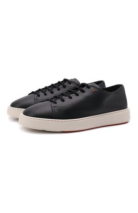 Мужские кожаные кеды SANTONI темно-синего цвета по цене 46650 руб., арт. MBCD21640BARTESMU82 | Фото 1 Мужские кожаные кеды SANTONI темно-синего цвета, арт. MBCD21640BARTESMU82 | Фото 1 (Материал утеплителя: Без утеплителя; Материал внешний: Кожа; Материал внутренний: Натуральная кожа; Подошва: Массивная; Региональные ограничения белый список (Axapta Mercury): RU; Стили: Классический; Длина стельки: 27,6, 28, 28,5, 28,9, 24,2, 24,7, 25,1, 25,5, 25,9, 26,4, 26,8, 27,2)
