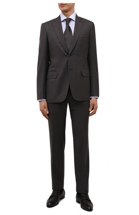 Мужская хлопковая сорочка ERMENEGILDO ZEGNA голубого цвета по цене 41350 руб., арт. 301205/9MS0BA | Фото 2 Мужская хлопковая сорочка ERMENEGILDO ZEGNA голубого цвета, арт. 301205/9MS0BA | Фото 2 (Манжеты: На пуговицах; Рубашки М: Regular Fit; Длина (для топов): Стандартные; Случай: Формальный; Принт: Клетка; Стили: Классический; Материал внешний: Хлопок; Воротник: Акула; Рукава: Длинные; Региональные ограничения белый список (Axapta Mercury): RU)