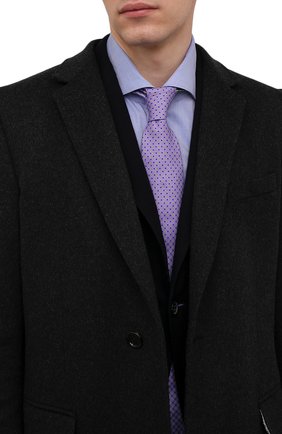 Мужской хлопковый галстук ETON сиреневого цвета, арт. A000 33291 | Фото 2 (Принт: С принтом; Материал: Текстиль, Хлопок; Региональные ограничения белый список (Axapta Mercury): RU)