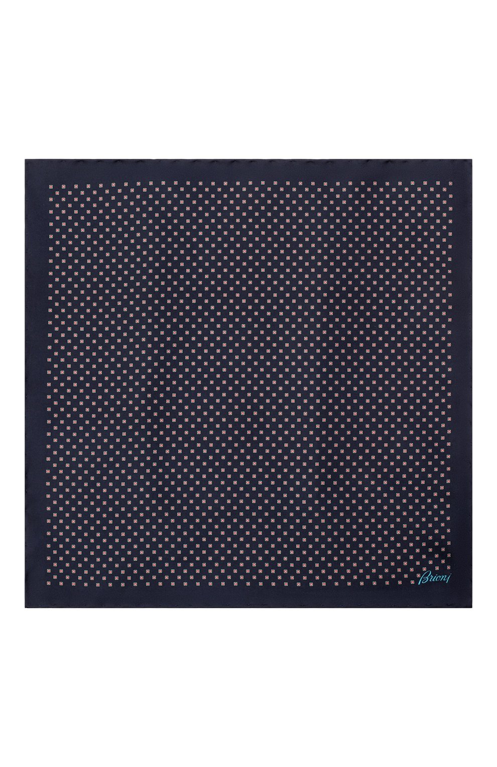 Мужской комплект из галстука и платка BRIONI темно-синего цвета, арт. 08A900/P140F | Фото 7 (Материал: Текстиль, Шелк; Региональные ограничения белый список (Axapta Mercury): RU)