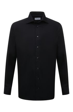 Мужская хлопковая сорочка ETON черного цвета по цене 22500 руб., арт. 1000 02003 | Фото 1 Мужская хлопковая сорочка ETON черного цвета, арт. 1000 02003 | Фото 1 (Рукава: Длинные; Длина (для топов): Стандартные; Рубашки М: Regular Fit; Воротник: Акула; Манжеты: На пуговицах; Стили: Классический; Принт: Однотонные; Случай: Формальный; Материал внешний: Хлопок; Региональные ограничения белый список (Axapta Mercury): RU)