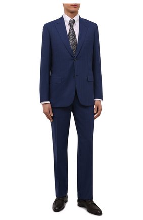 Мужской шерстяной костюм BRIONI темно-синего цвета по цене 482000 руб., арт. RAH01U/P0A40/PARLAMENT0 | Фото 1 Мужской шерстяной костюм BRIONI темно-синего цвета, арт. RAH01U/P0A40/PARLAMENT0 | Фото 1 (Материал подклада: Купро; Костюмы М: Однобортный; Стили: Классический; Материал внешний: Шерсть; Рукава: Длинные; Региональные ограничения белый список (Axapta Mercury): RU)
