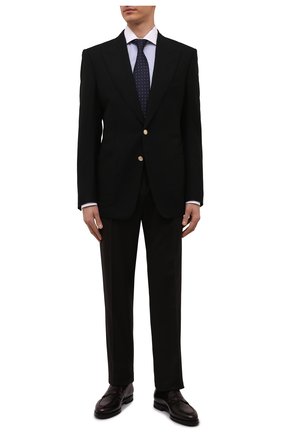Мужская хлопковая сорочка TOM FORD голубого цвета по цене 58550 руб., арт. 3FT743/94SWAX | Фото 2 Мужская хлопковая сорочка TOM FORD голубого цвета, арт. 3FT743/94SWAX | Фото 2 (Случай: Формальный; Длина (для топов): Стандартные; Стили: Классический; Воротник: Акула; Материал внешний: Хлопок; Рубашки М: Regular Fit; Принт: Полоска; Манжеты: На пуговицах; Рукава: Длинные; Региональные ограничения белый список (Axapta Mercury): RU)
