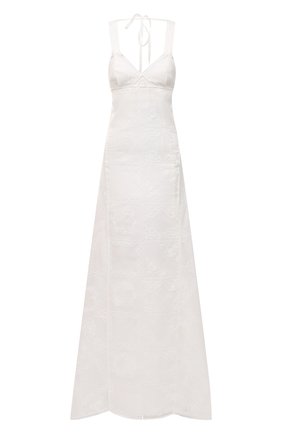 Женское хлопковое платье CHLOÉ белого цвета по цене 535500 руб., арт. CHC22SR018480 | Фото 1 Женское хлопковое платье CHLOÉ белого цвета, арт. CHC22SR018480 | Фото 1 (Материал подклада: Шелк; Случай: Вечерний; Женское Кросс-КТ: Платье-одежда, Сарафаны; Длина Ж (юбки, платья, шорты): Макси; Материал внешний: Хлопок; Стили: Романтичный; Региональные ограничения белый список (Axapta Mercury): RU; Рукава: На бретелях)