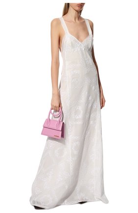 Женское хлопковое платье CHLOÉ белого цвета по цене 535500 руб., арт. CHC22SR018480 | Фото 2 Женское хлопковое платье CHLOÉ белого цвета, арт. CHC22SR018480 | Фото 2 (Материал подклада: Шелк; Случай: Вечерний; Женское Кросс-КТ: Платье-одежда, Сарафаны; Длина Ж (юбки, платья, шорты): Макси; Материал внешний: Хлопок; Стили: Романтичный; Региональные ограничения белый список (Axapta Mercury): RU; Рукава: На бретелях)