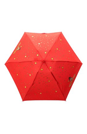 Женский складной зонт MOSCHINO красного цвета, арт. 8323-C0MPACT | Фото 1 (Материал: Металл, Синтетический материал, Текстиль; Региональные ограничения белый список (Axapta Mercury): RU)