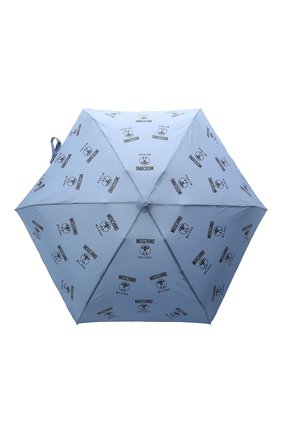 Женский складной зонт MOSCHINO голубого цвета, арт. 8560-SUPERMINI | Фото 1 (Материал: Металл, Текстиль, Синтетический материал; Региональные ограничения белый список (Axapta Mercury): RU)